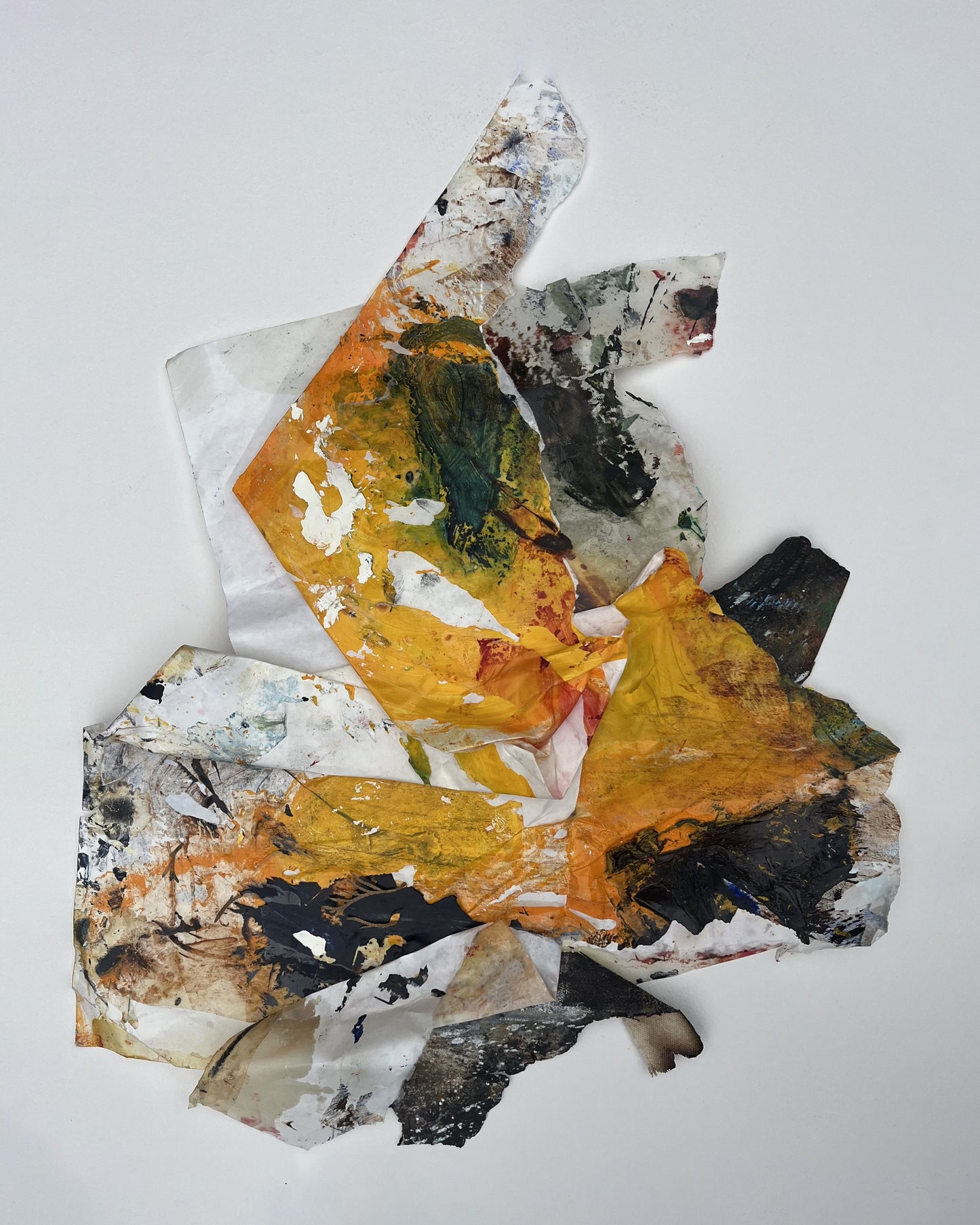 Yellow Palette Paper Piece