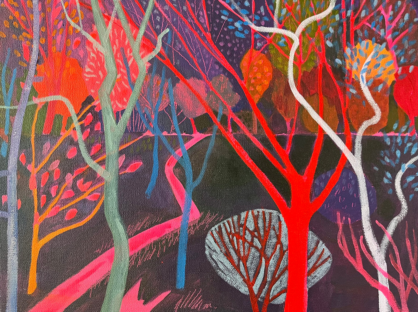Night Stroll Through the Trees
