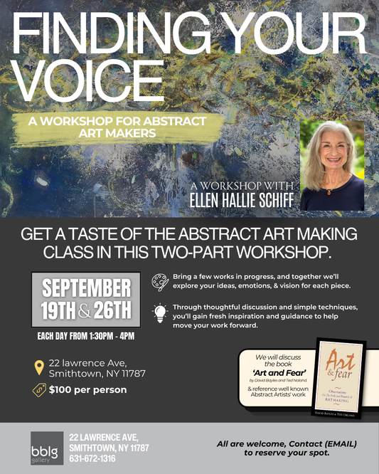 Finding Your Voice: A Workshop for Abstract Art Makers