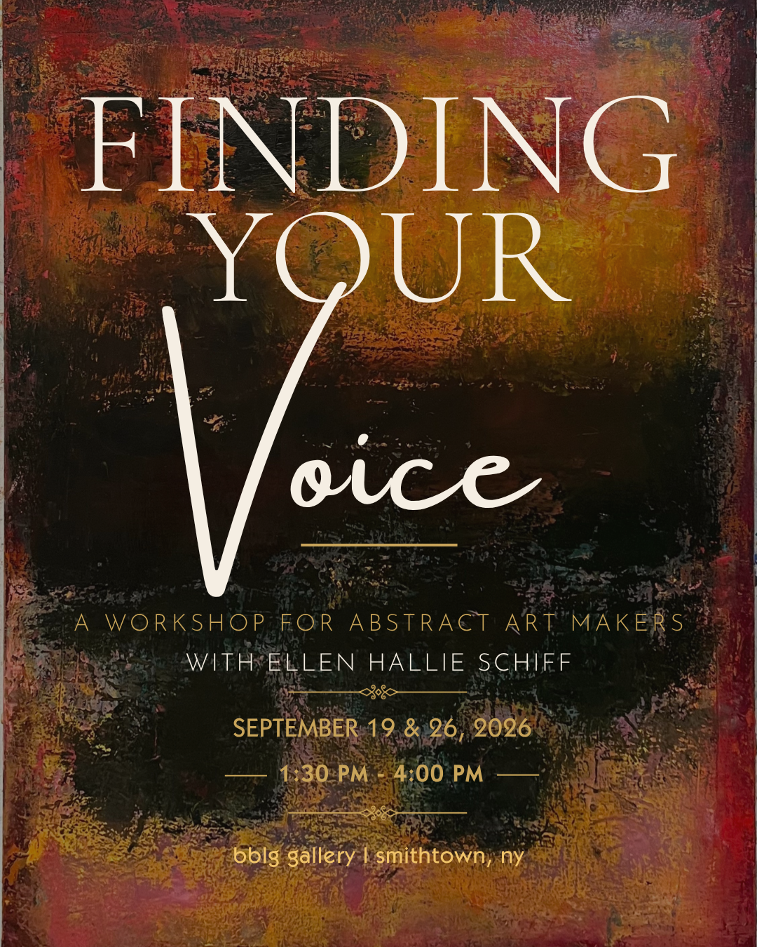 Finding Your Voice: A Workshop for Abstract Art Makers
