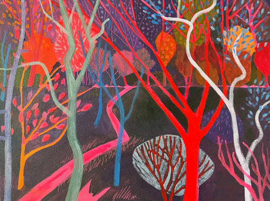 Night Stroll Through the Trees
