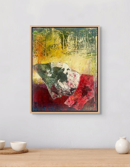 Green, Red, Cream